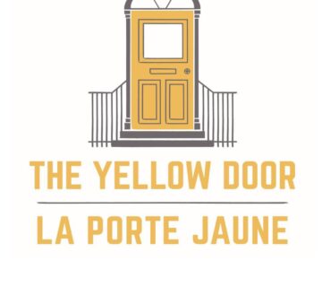 Porte jaune logo 360x320